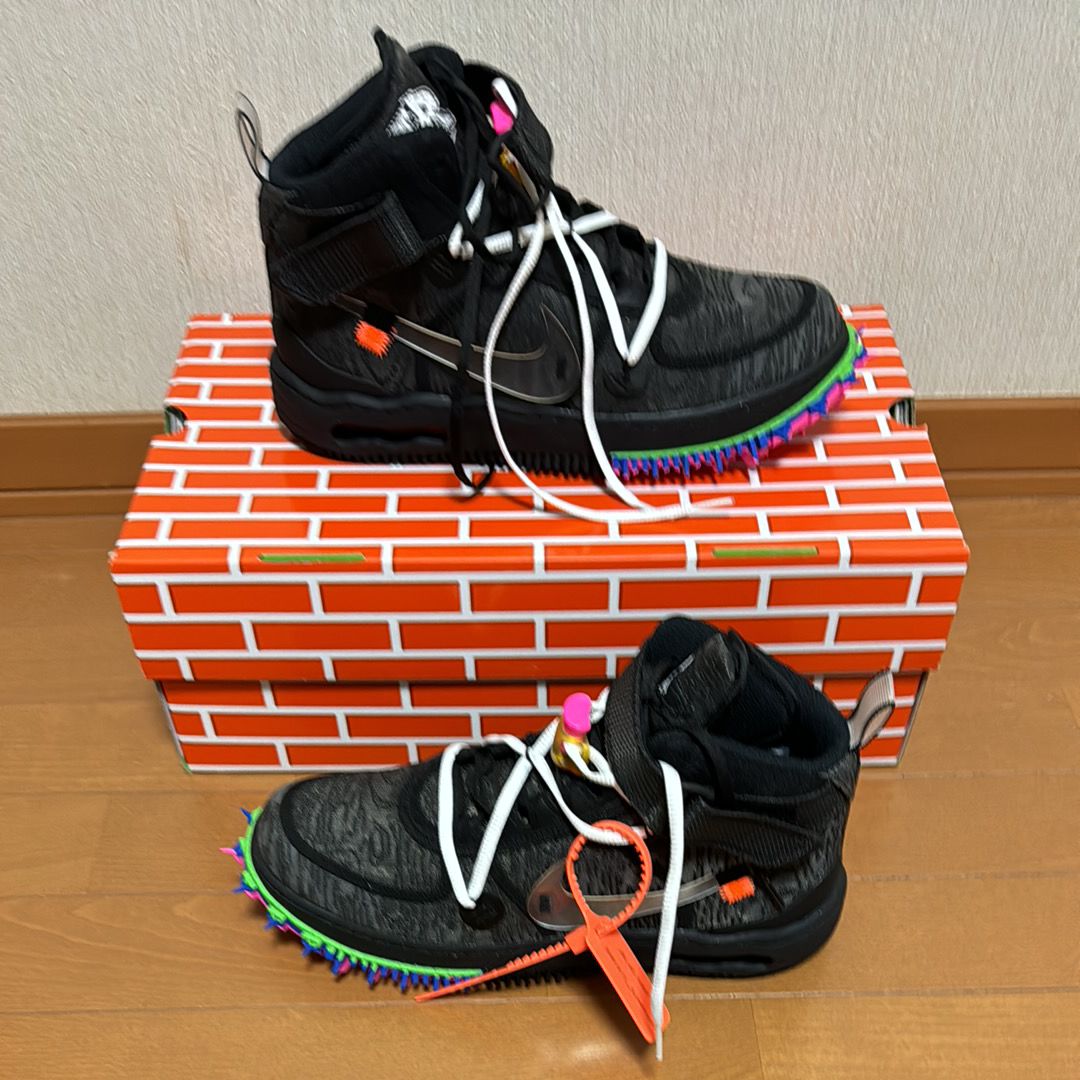 Off-White × Nike Air Force 1 Mid "Black"