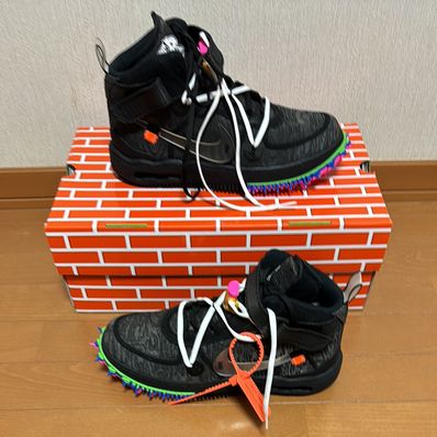 Off-White × Nike Air Force 1 Mid "Black"