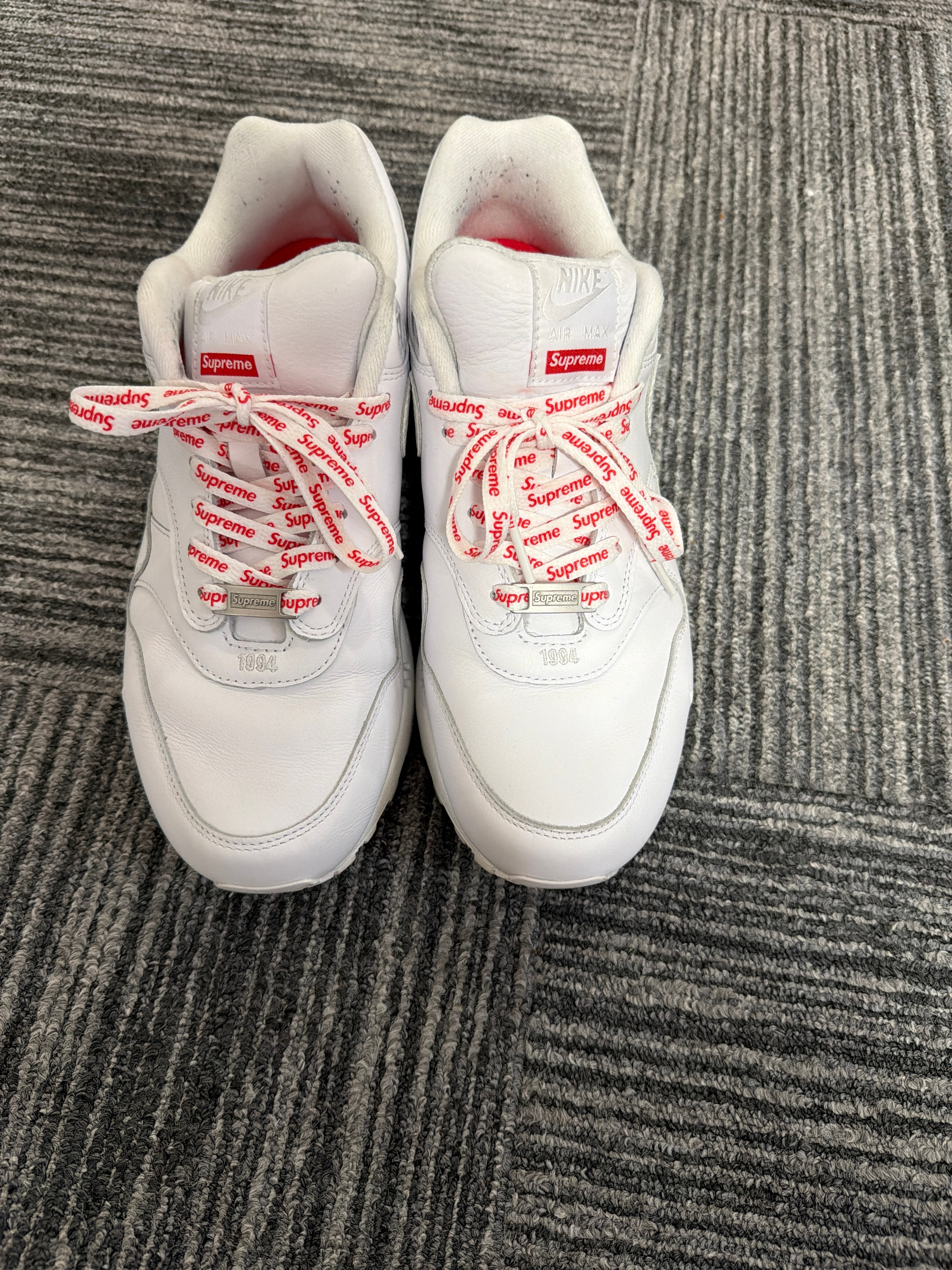 Supreme × Nike Air Max 1 '87 SP "White" (25SS Week4)