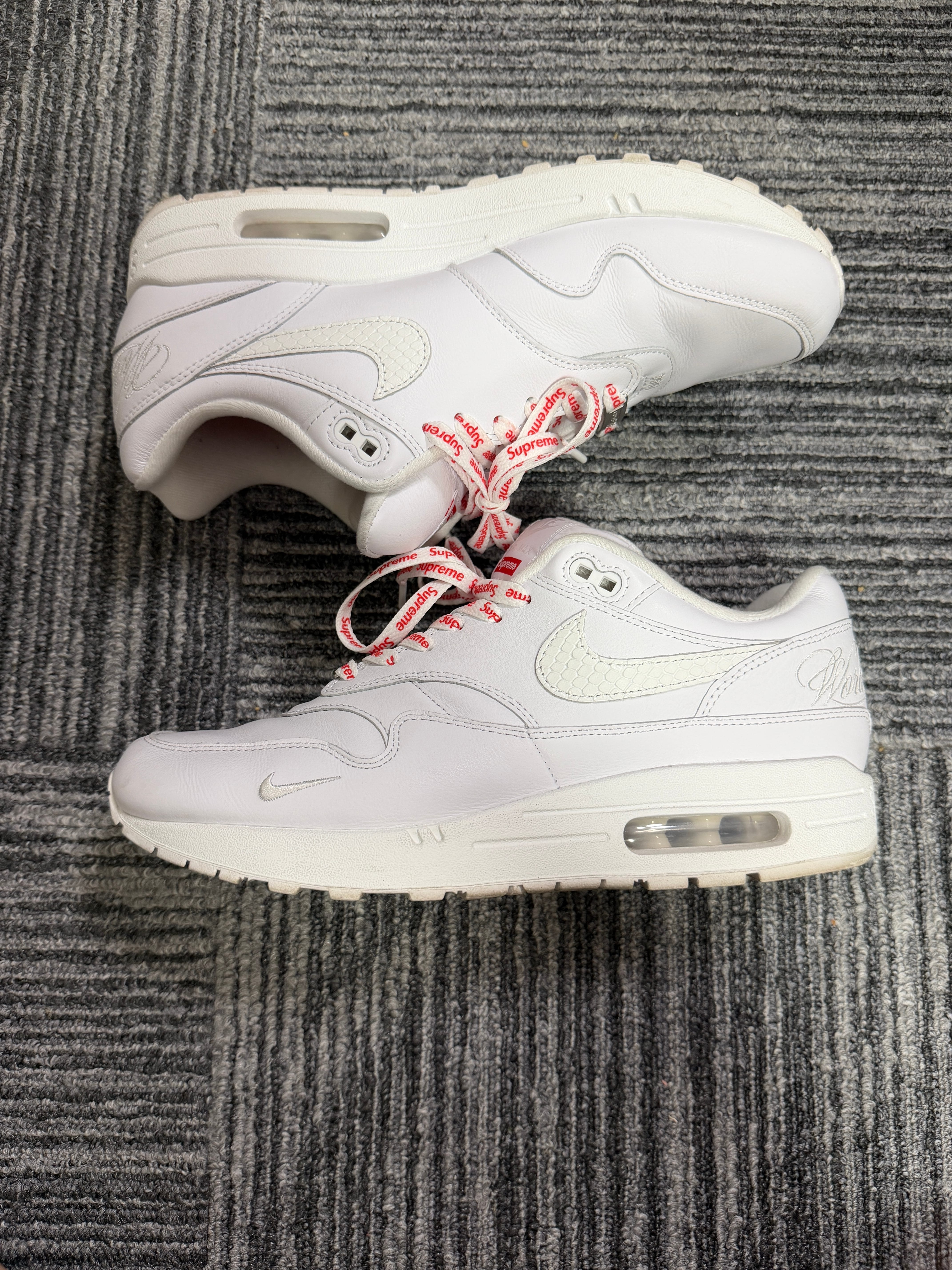 Supreme × Nike Air Max 1 '87 SP "White" (25SS Week4)