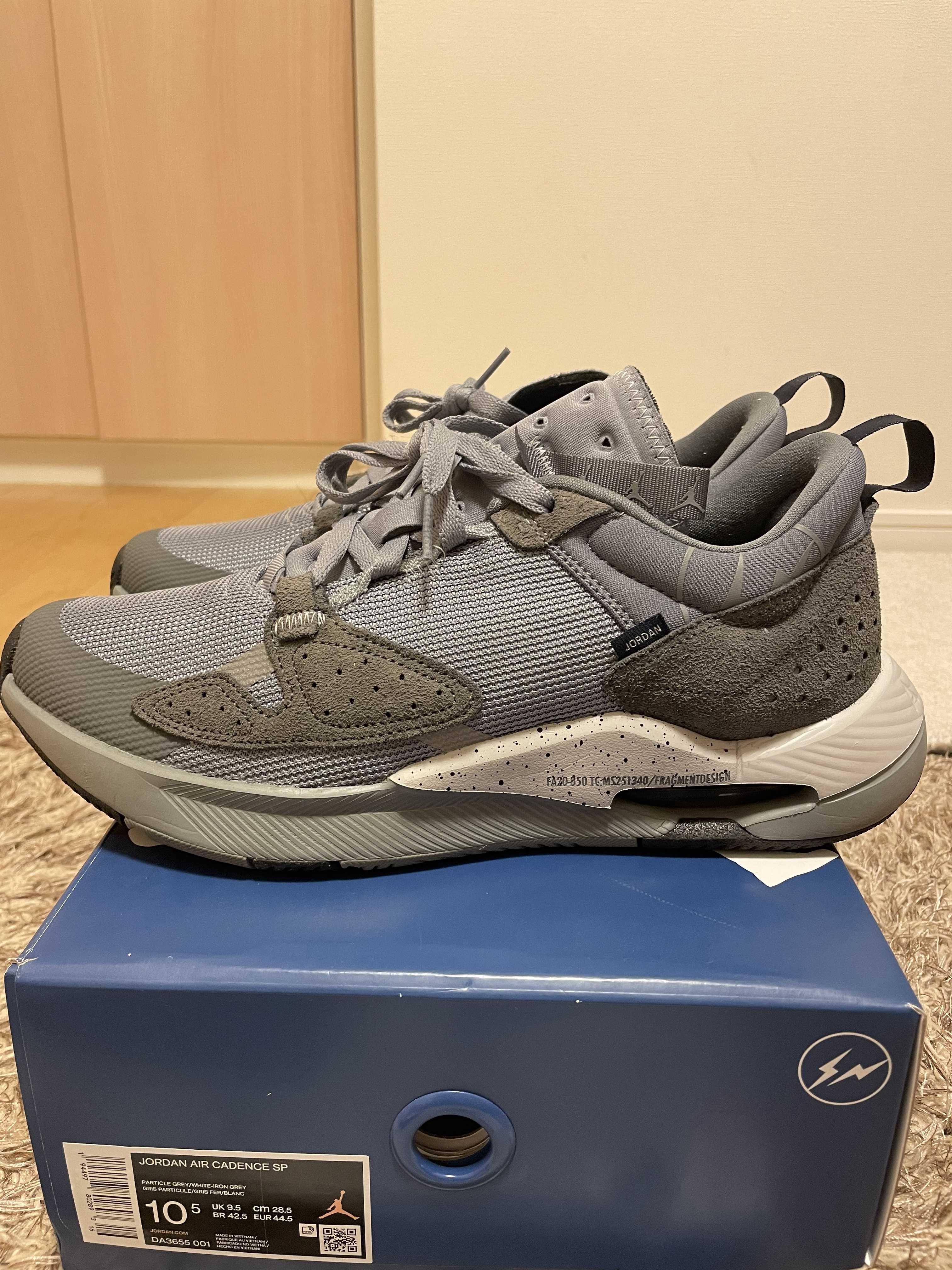 FRAGMENT × JORDAN AIR CADENCE PARTICLE GREY