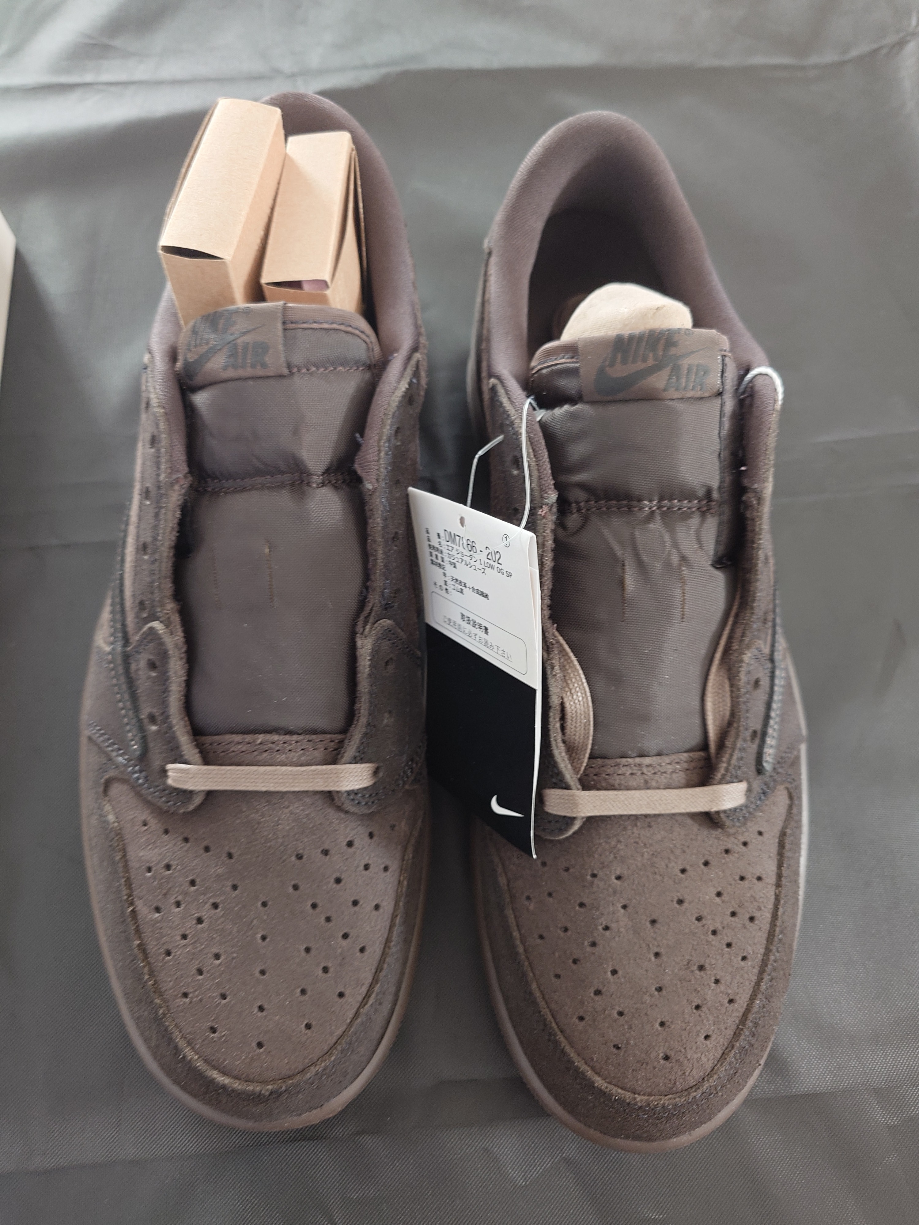 Travis Scott × Nike Air Jordan 1 Low OG SP "Velvet Brown and Dark Mocha"