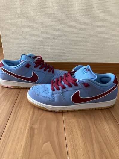 Nike SB Dunk Low Pro "Philadelphia Phillies/Valor Blue and Team Maroon"