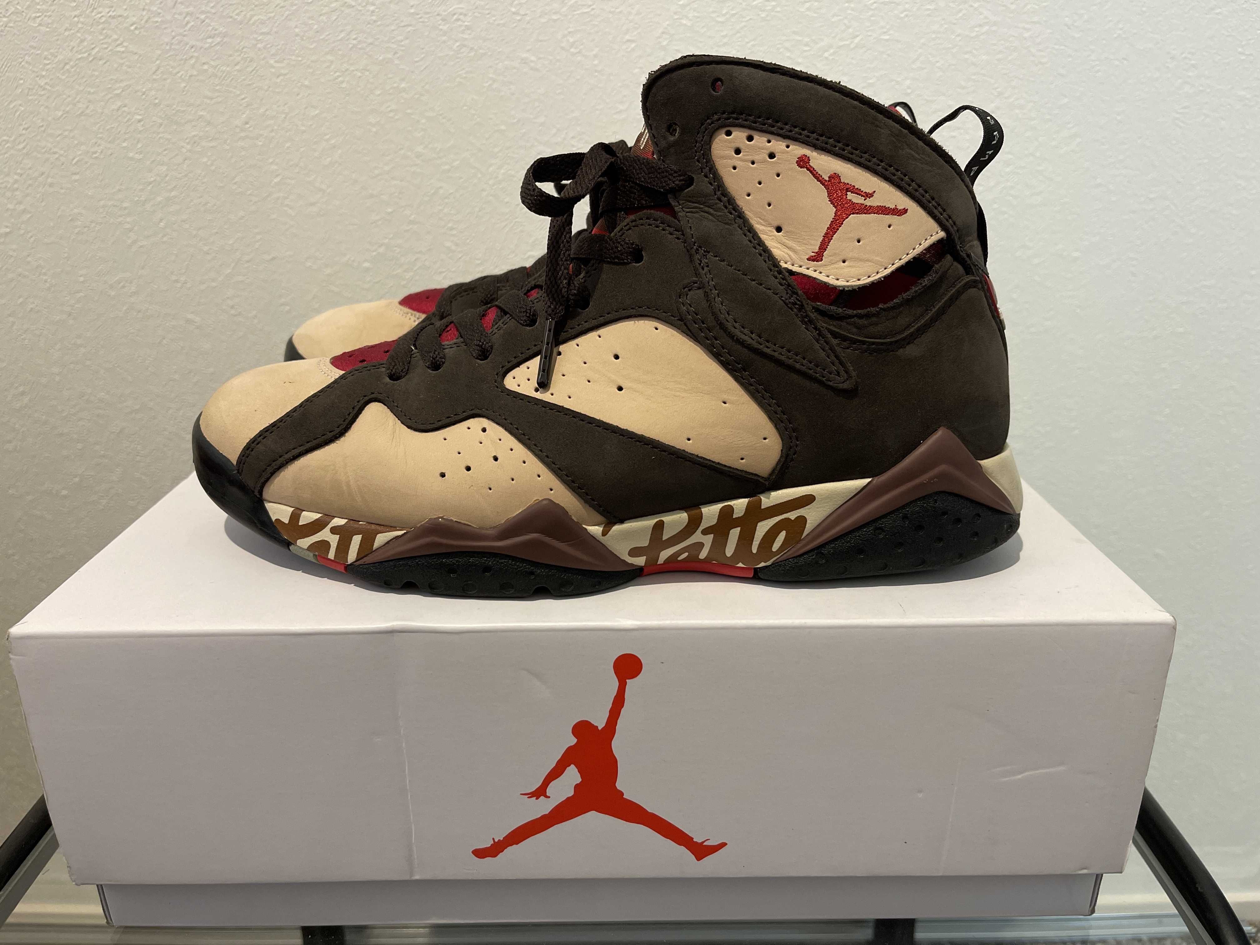 Patta × Nike Air Jordan 7 OG "Brown"