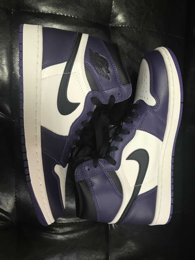 Nike Air Jordan 1 Retro High OG "Court Purple White/Black" (2020)