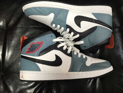 FACETASM × Nike Air Jordan 1 Mid "White/Navy"