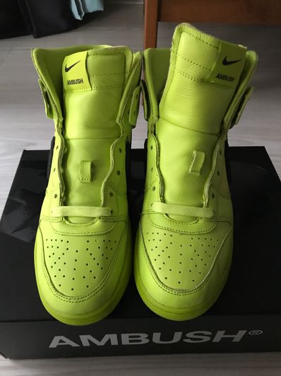 AMBUSH × NIKE DUNK HIGH "FLASH LIME"