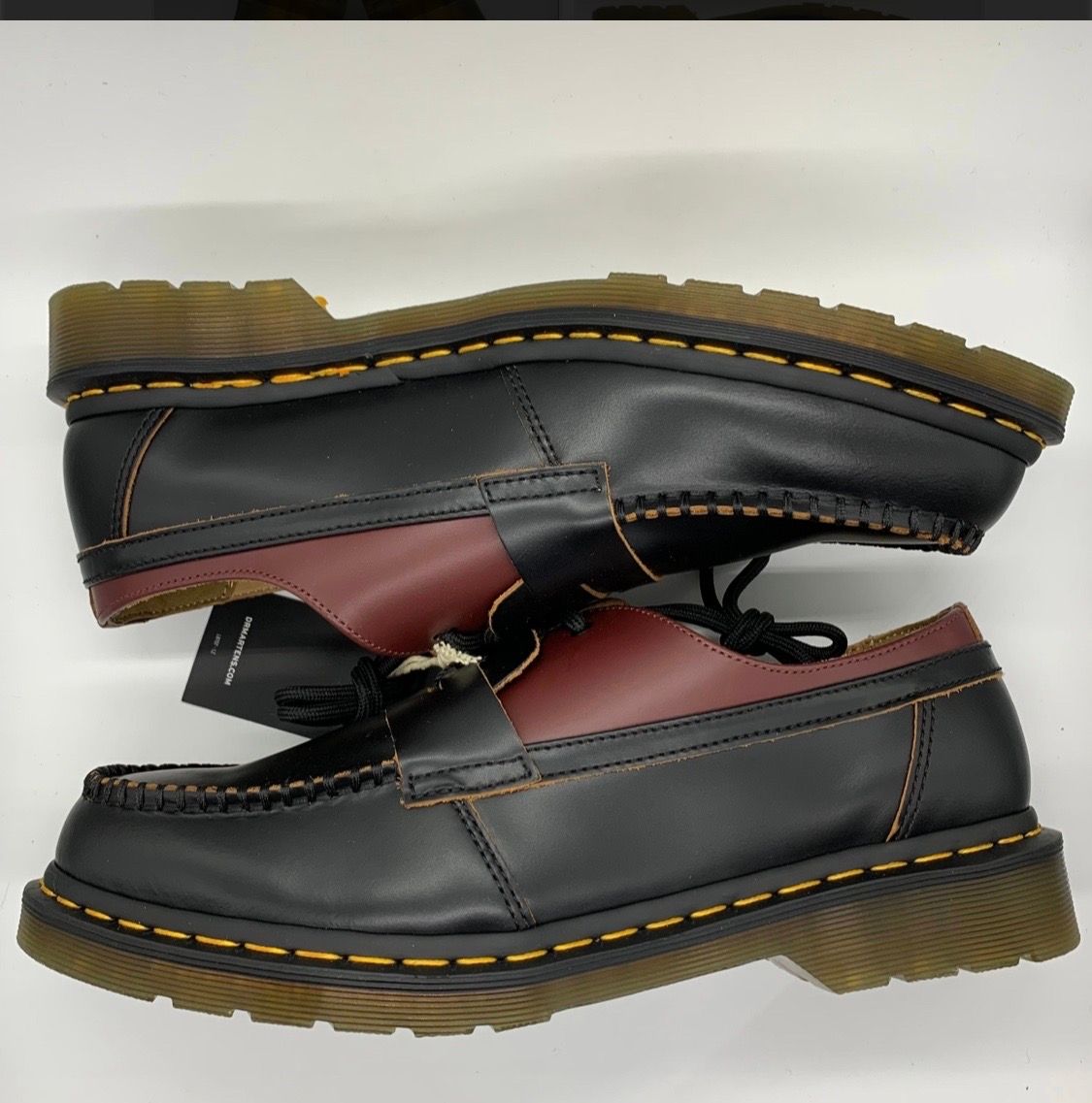 MM6 Maison Margiela × Dr.Martens Mocassin "Oxblood Red/Black"