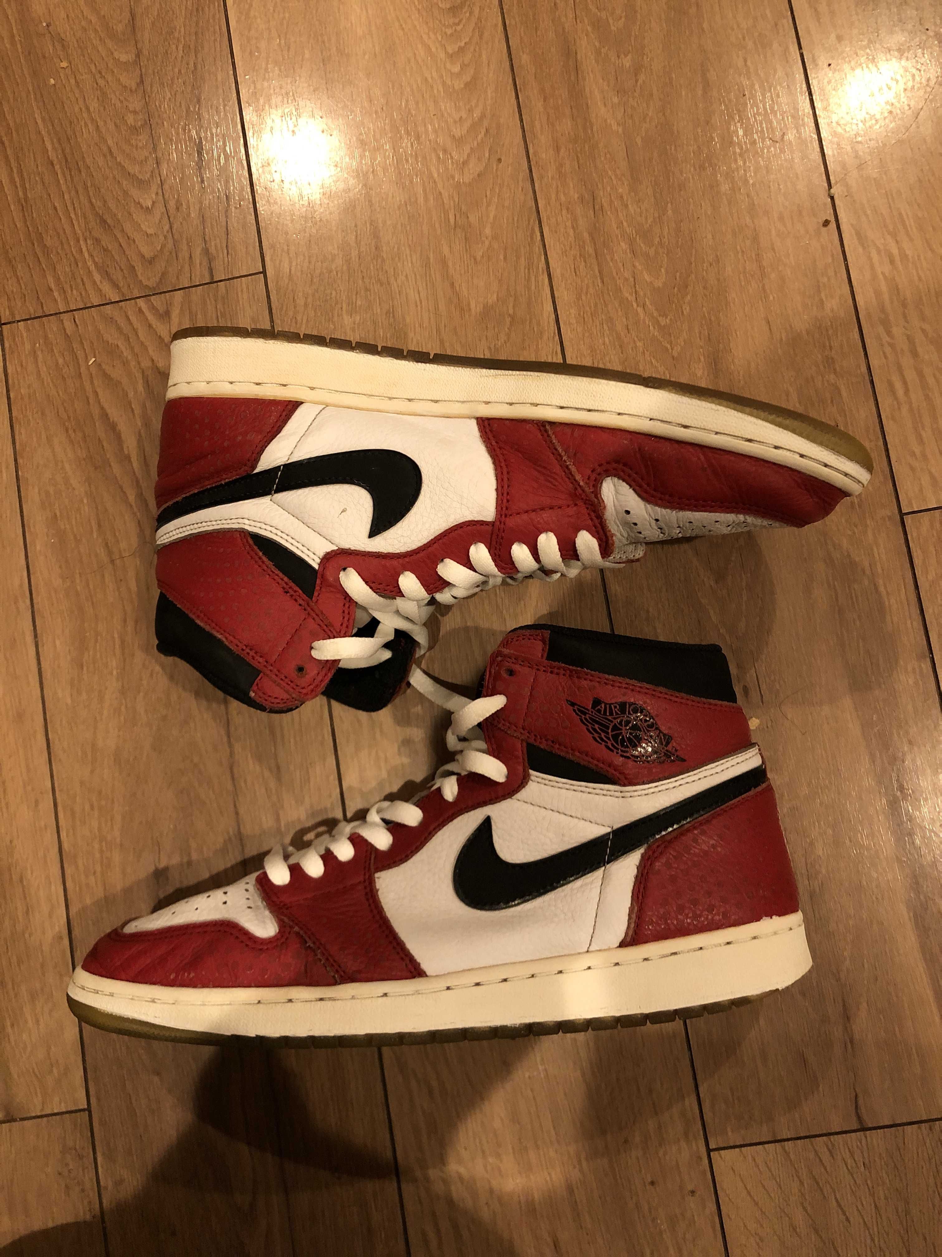 Spiderman × Nike Air Jordan 1 Origin Story "Gym Red/White/Photo Blue/Black"