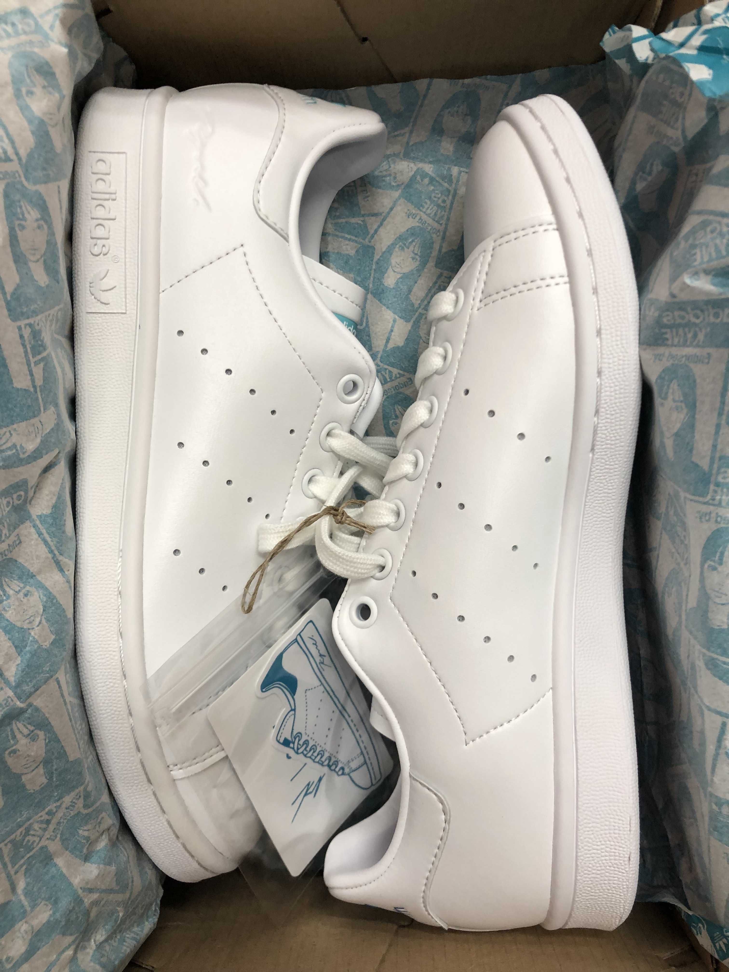 KYNE × adidas Stan Smith "White/Blue"