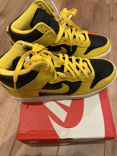 Nike Dunk High "Black/Varsity Maize"