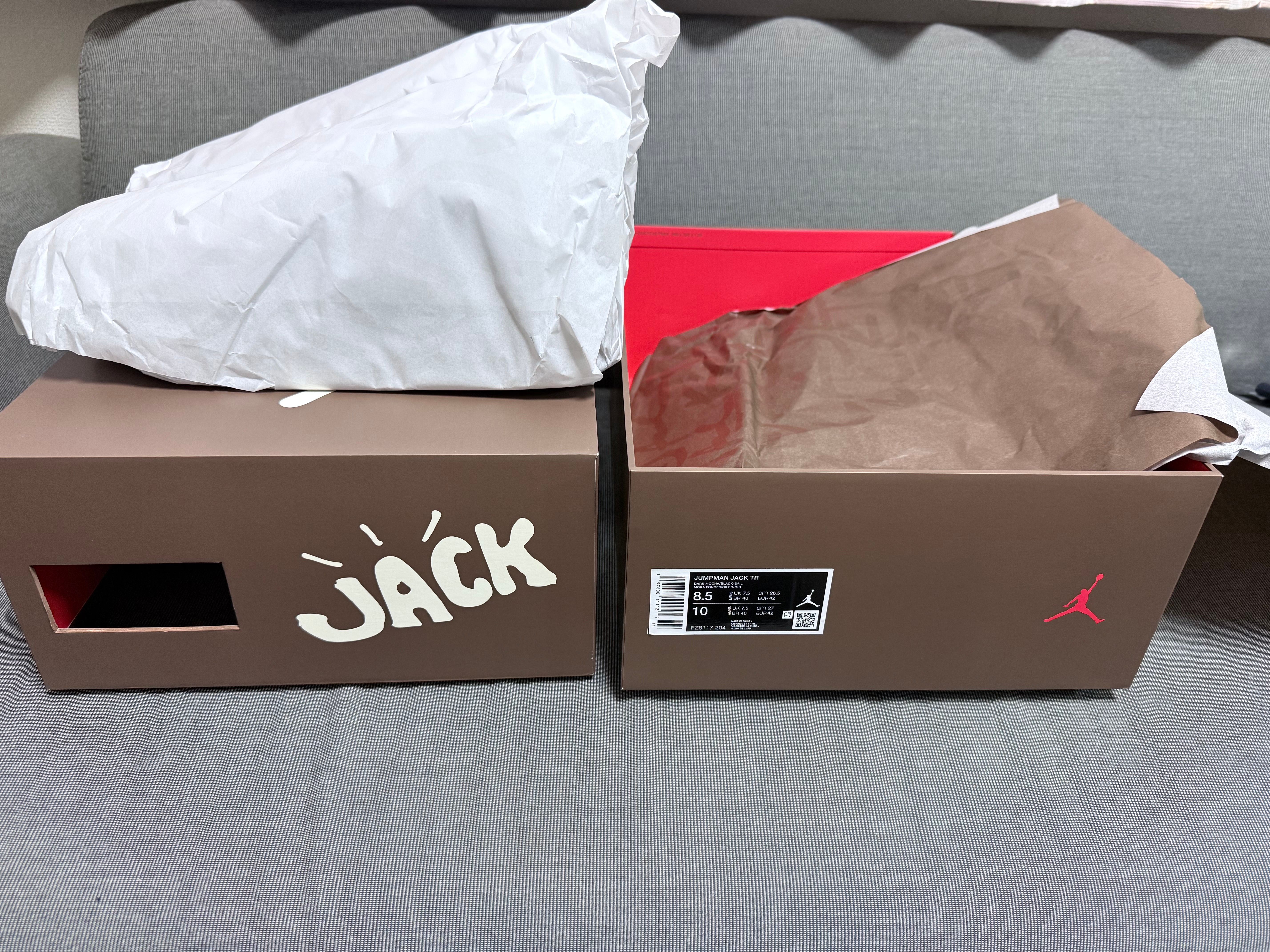 Travis Scott × Nike Jordan Jumpman Jack TR CJ1 T-Rexx "Black and Dark Mocha"