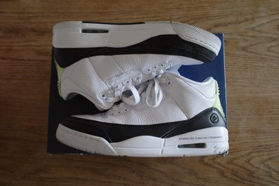 Fragment × Nike Air Jordan 3 "White/Black"