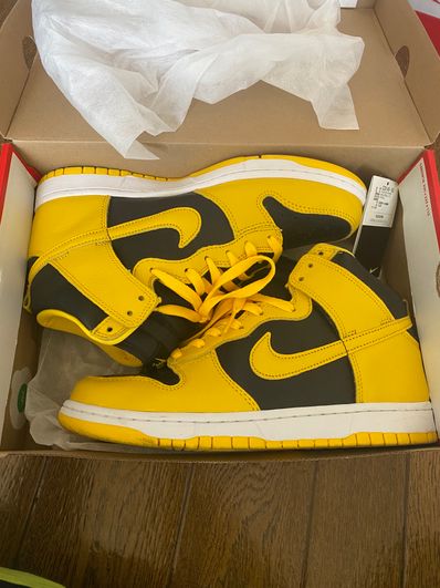 Nike Dunk High "Black/Varsity Maize"