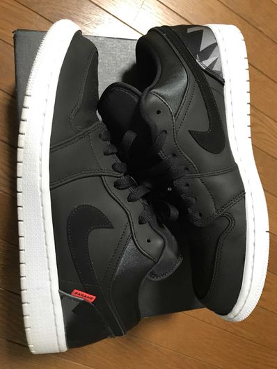 NIKE × PARIS SAINT GERMAIN AIR JORDAN 1 LOW PSG "BLACK"