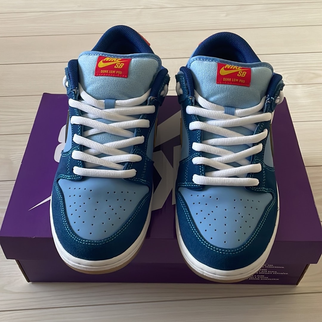 Why So Sad? × Nike SB Dunk Low "Coastal Blue/Speed Yellow-University Red"