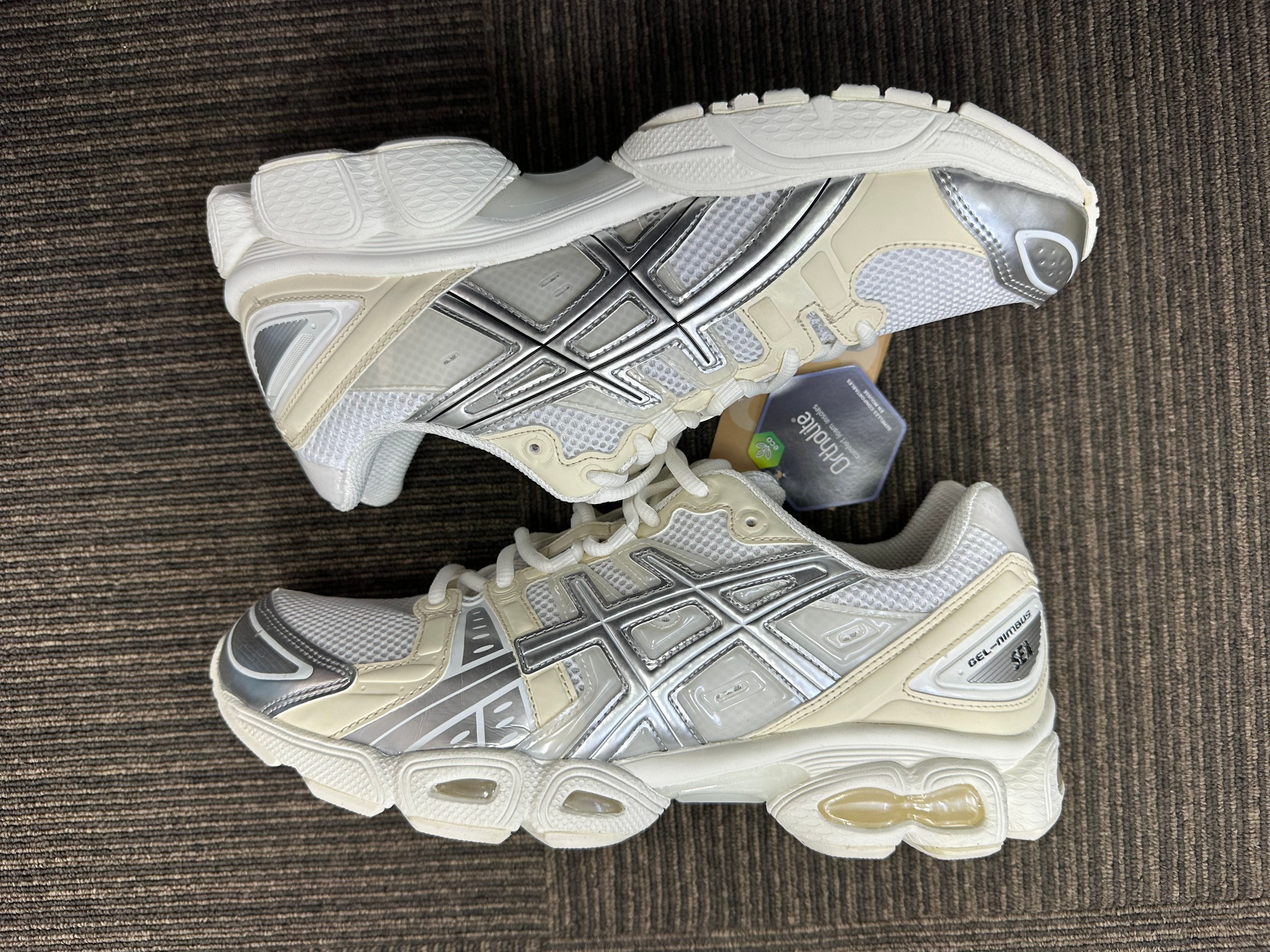 WIND AND SEA × Asics Gel-Nimbus 9 "White/Pure Silver"