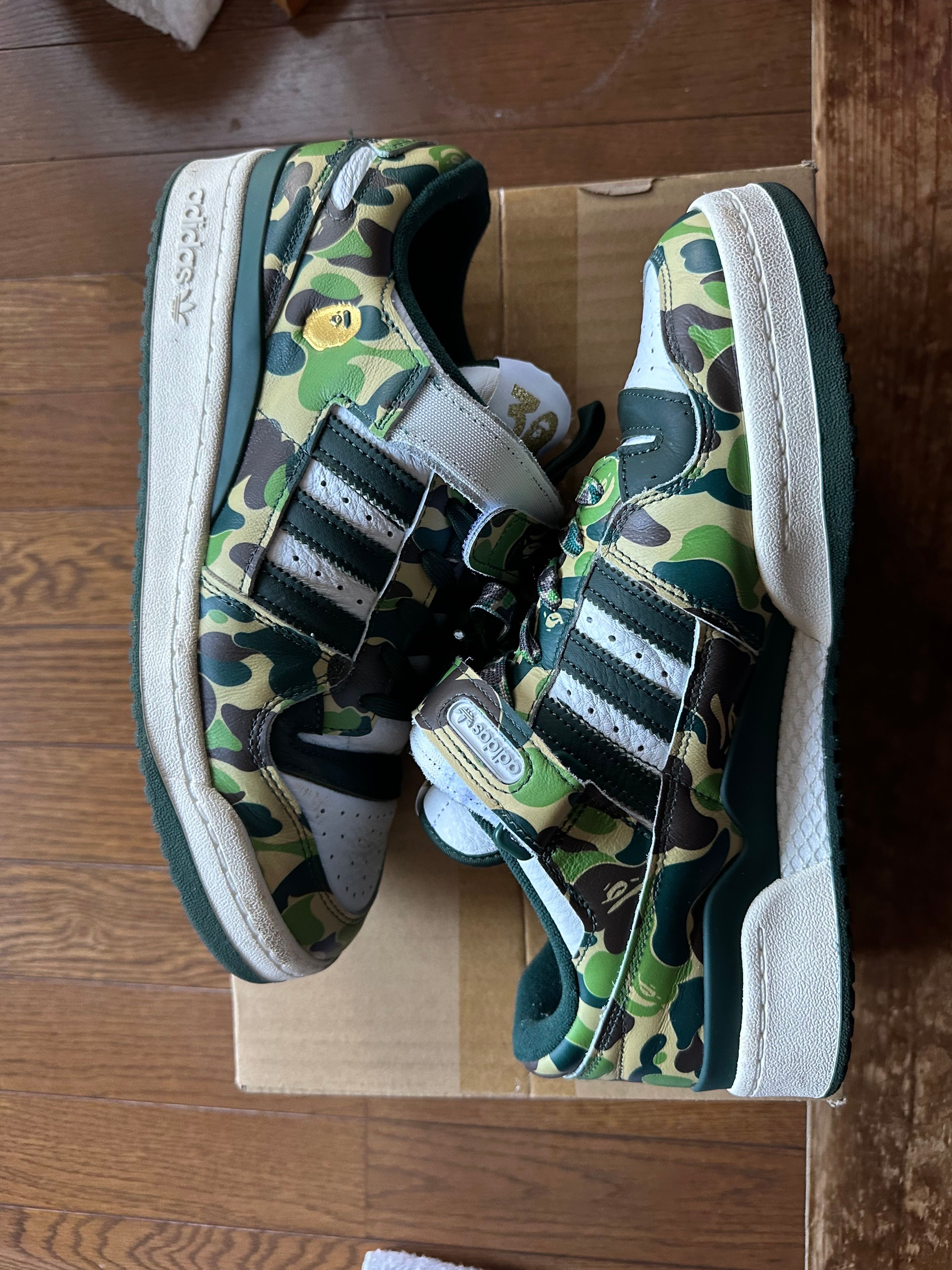 A BATHING APE × adidas Forum 84 Low 30th Anniversary "Green Camo"