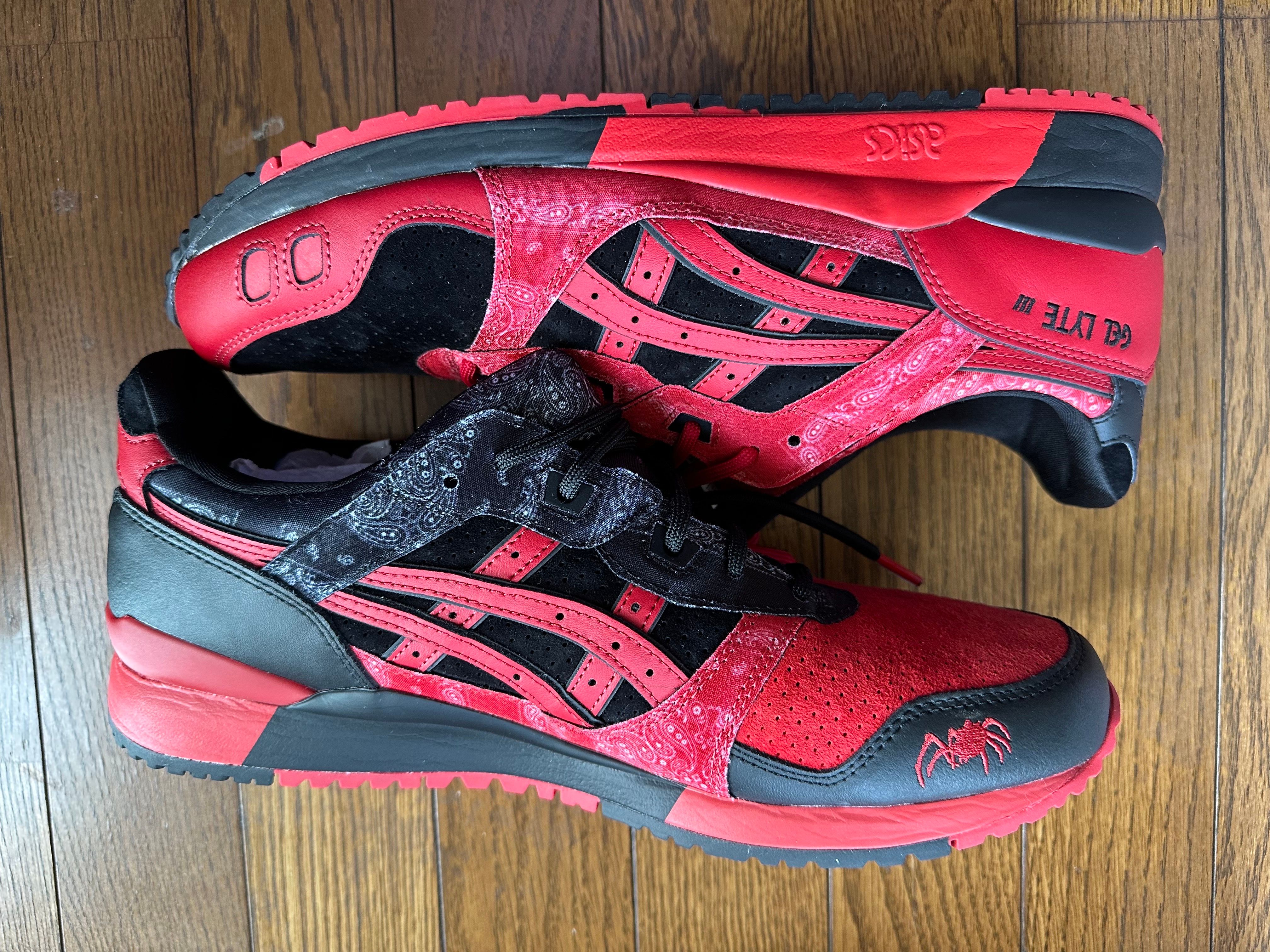 Red Spider × Asics Gel-Lyte 3 "Red/Black"