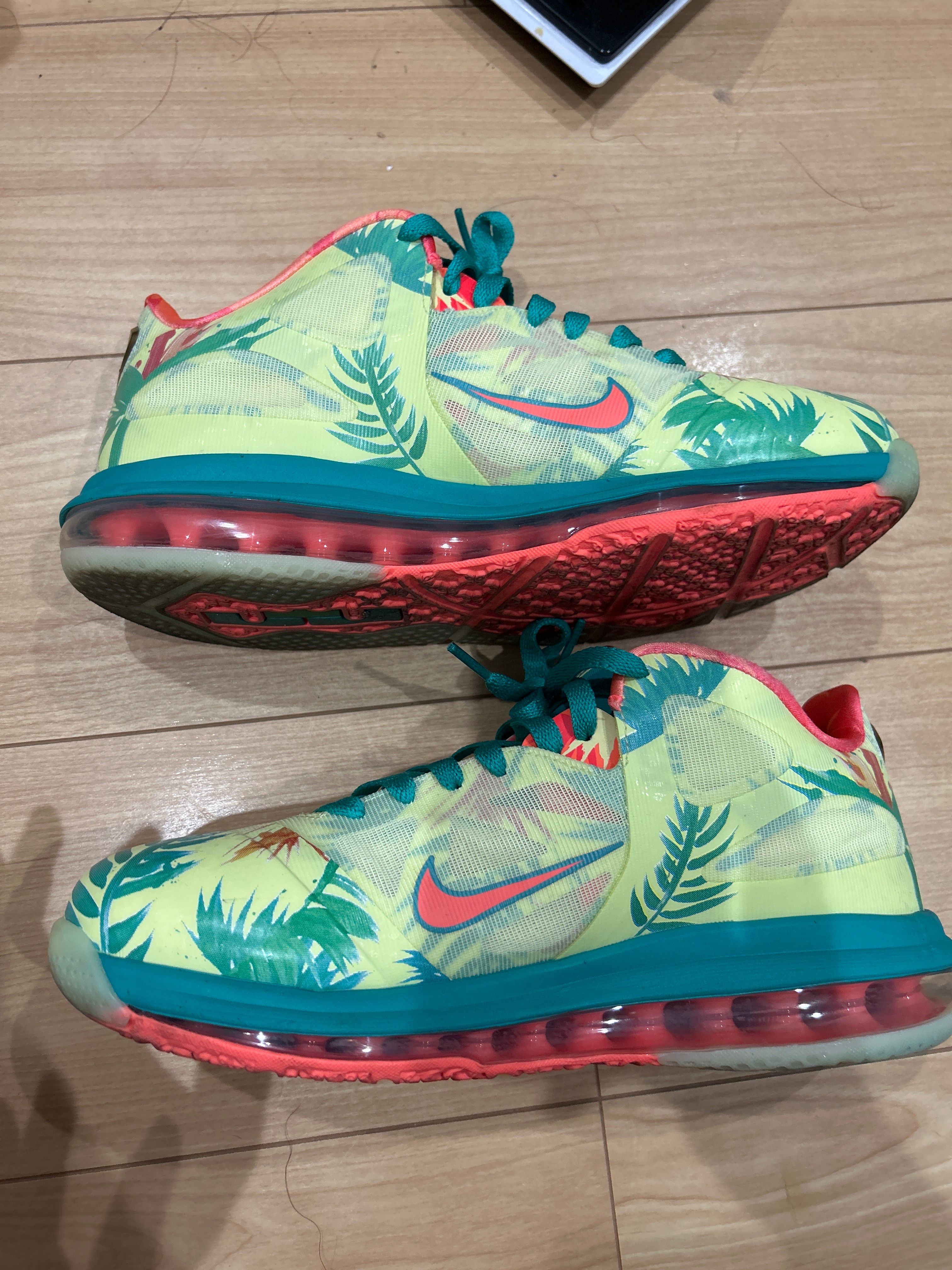 Nike LeBron 9 Low "White Lime and Bright Mango"