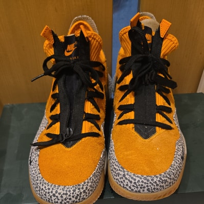 atmos × Nike LeBron 16 Low "Safari" (CD9471-800/CI3358-800)