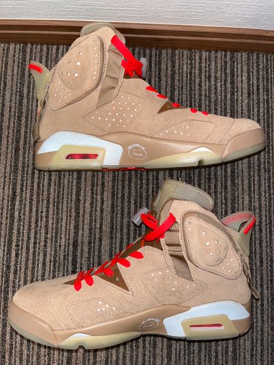 Travis Scott × Nike Air Jordan 6 "British Khaki"