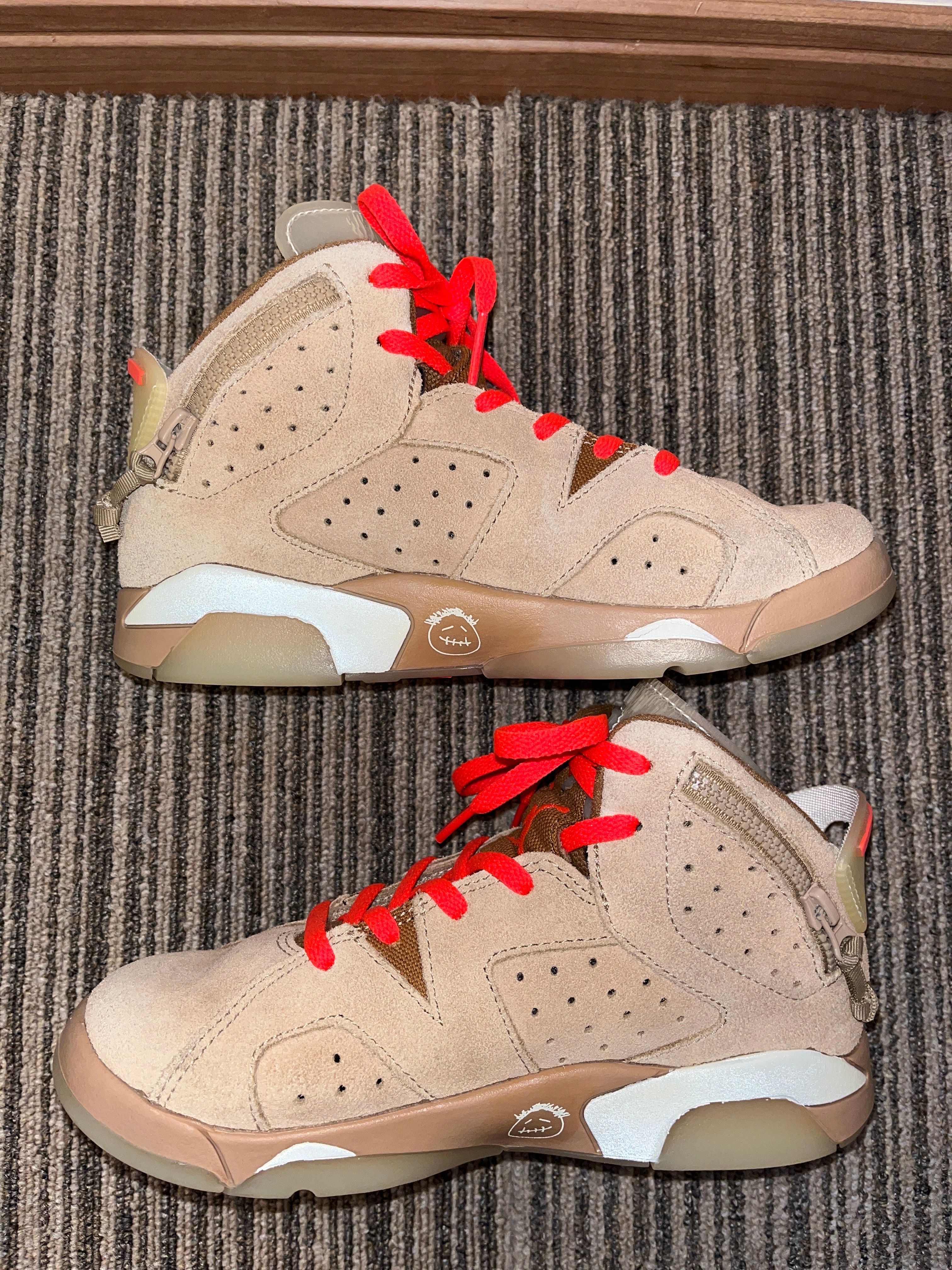 Travis Scott × Nike PS Air Jordan 6 "British Khaki"