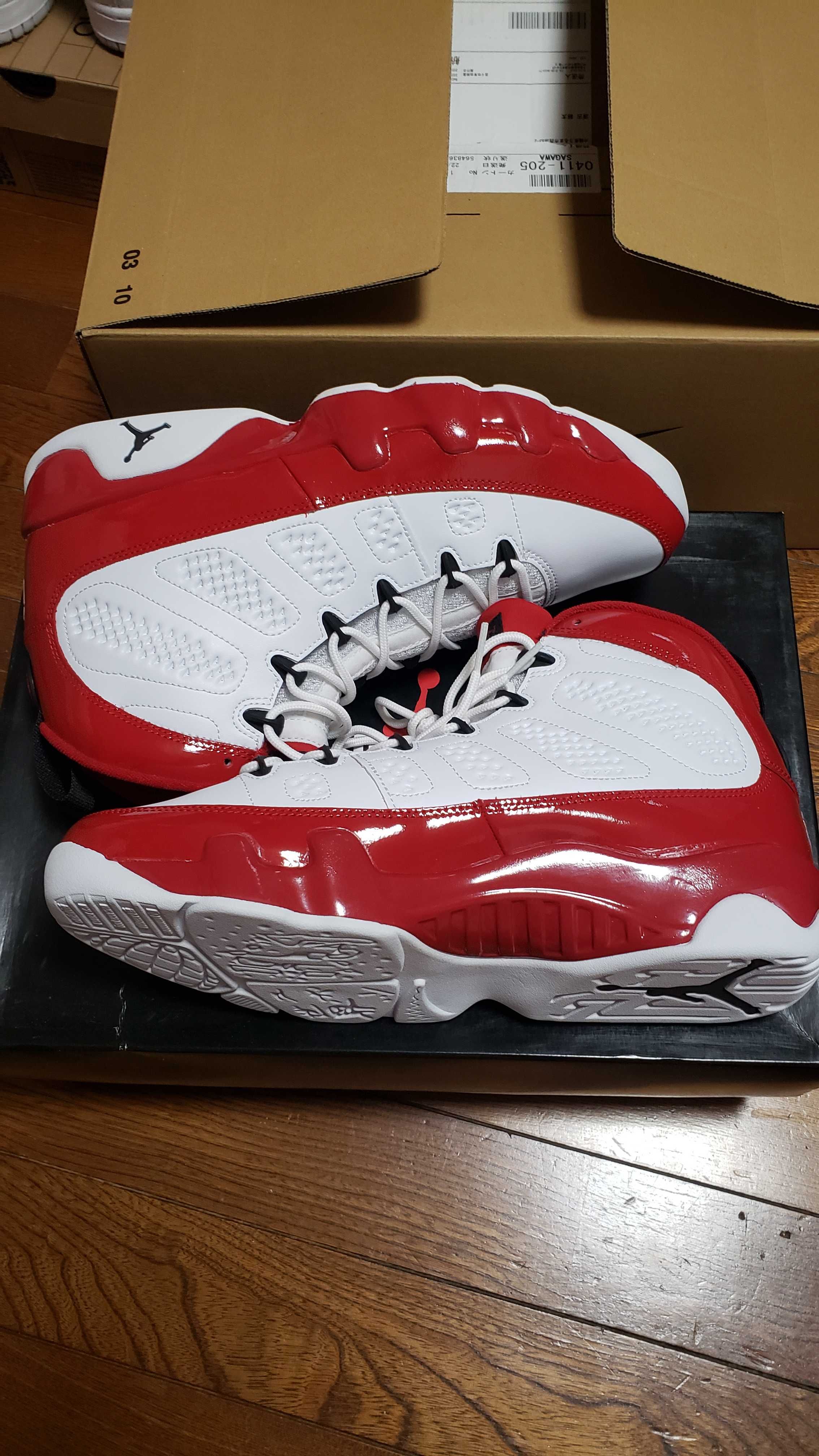 NIKE AIR JORDAN9 "GYM RED"