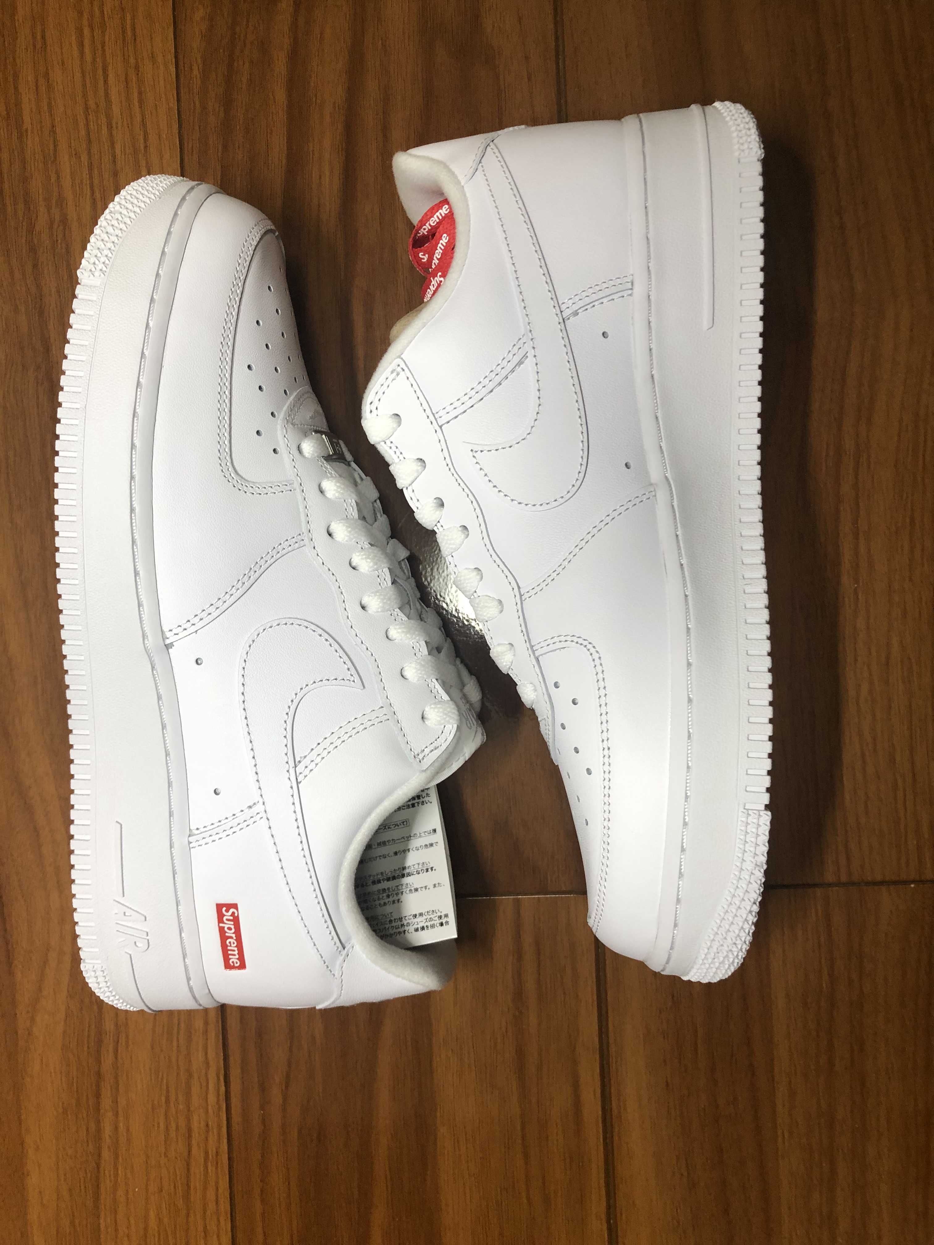 Supreme × Nike Air Force 1 Low "White"