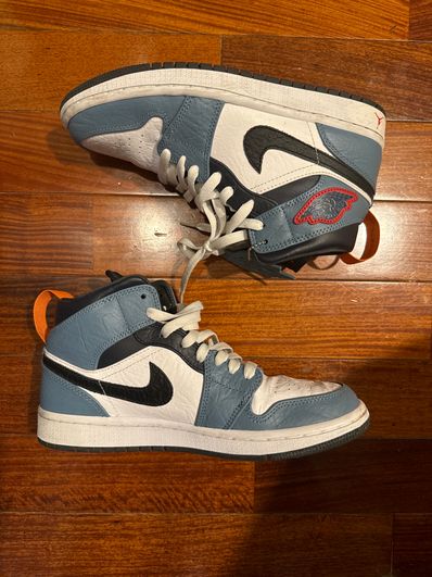 FACETASM × Nike Air Jordan 1 Mid "White/Navy"