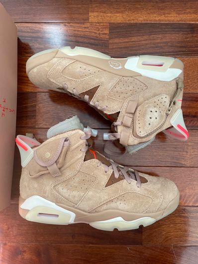 Travis Scott × Nike Air Jordan 6 "British Khaki"