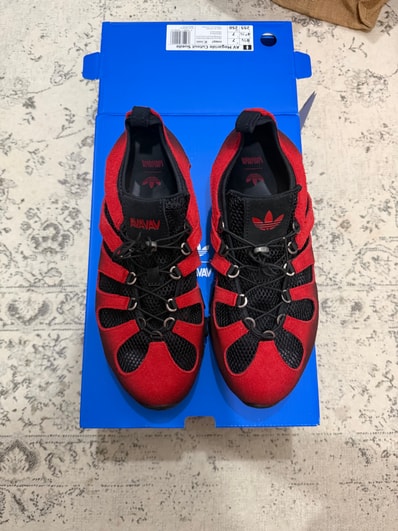 Avavav × adidas Women's Megaride "Core Black/Power Red"