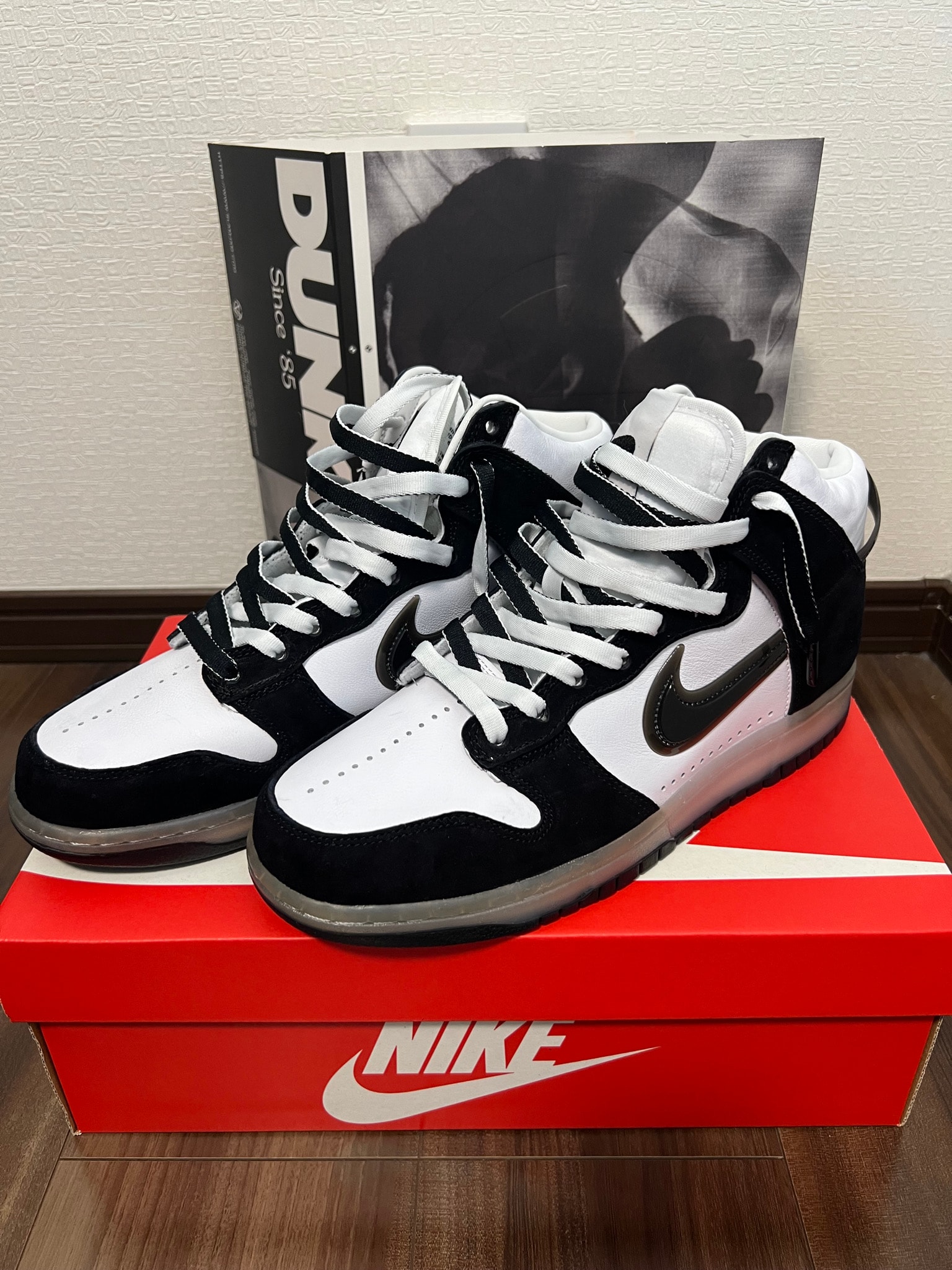 SLAM JAM x NIKE DUNK HIGH "WHITE/CLEAR BLACK"