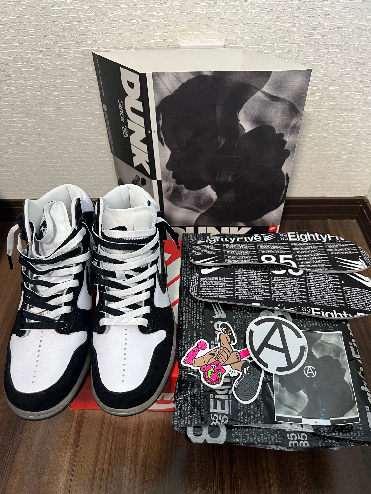 SLAM JAM x NIKE DUNK HIGH "WHITE/CLEAR BLACK"