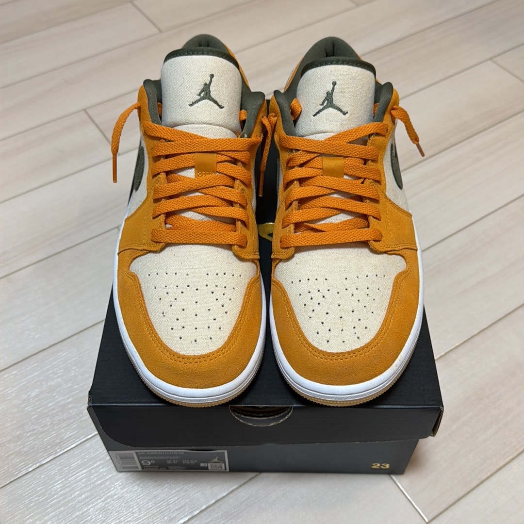Nike Air Jordan 1 Low "Light Curry/Medium Olive"