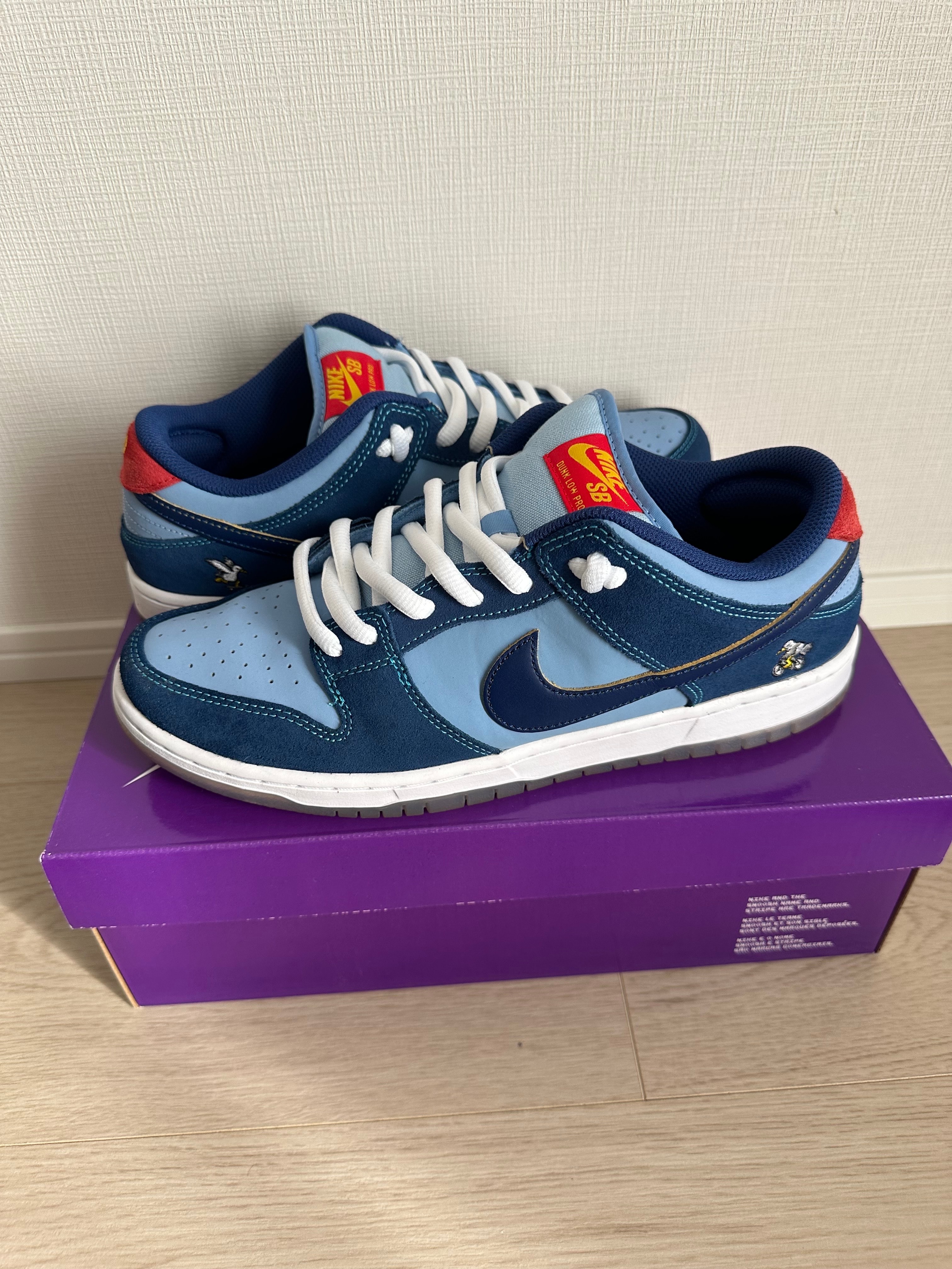 Why So Sad? × Nike SB Dunk Low "Coastal Blue/Speed Yellow-University Red"