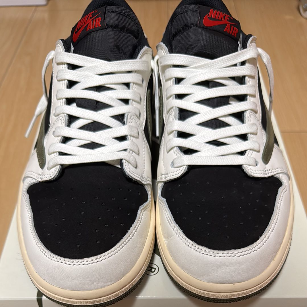 Travis Scott × Nike Women's Air Jordan 1 Low OG "Medium Olive"