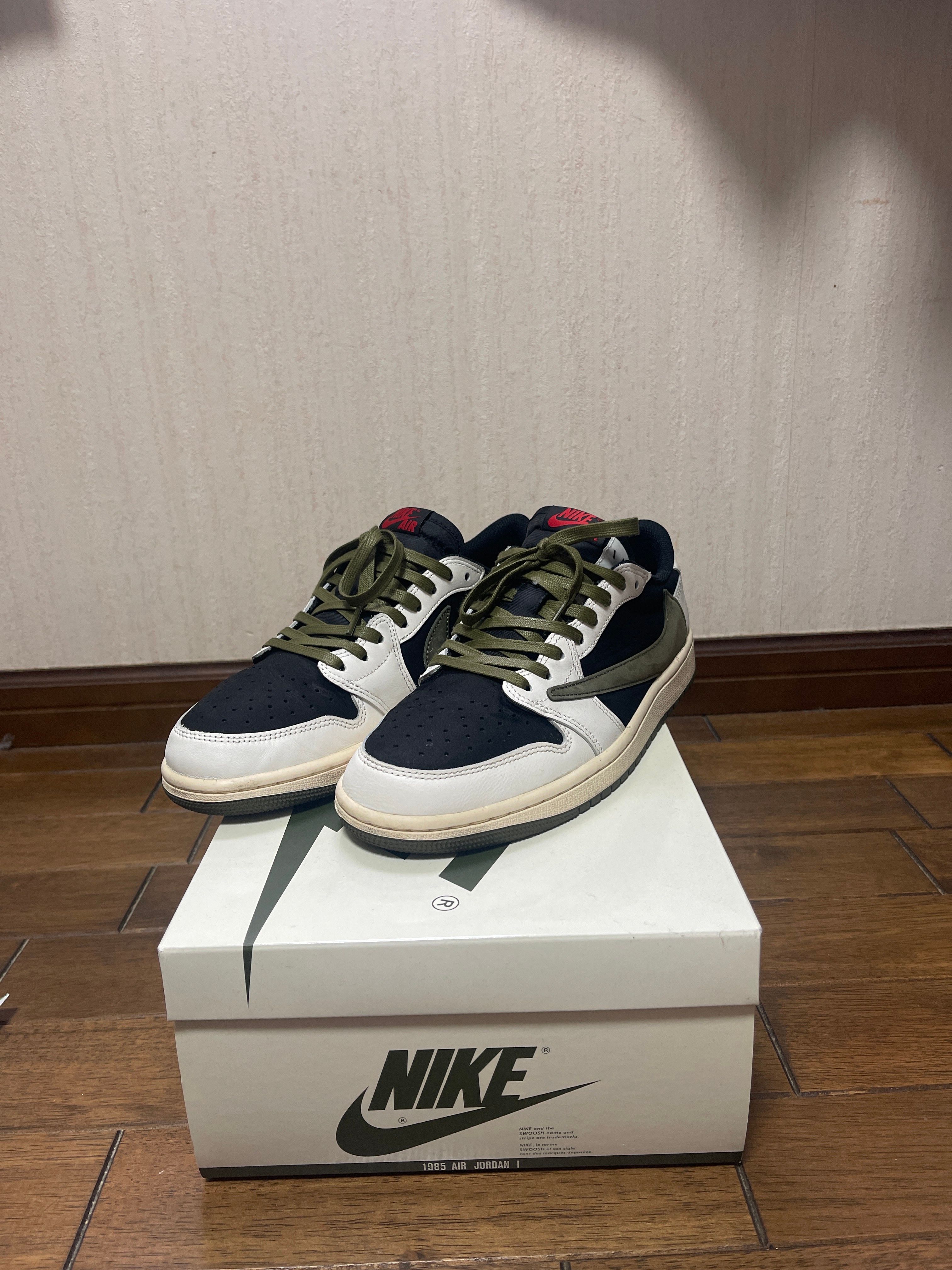 Travis Scott × Nike Women's Air Jordan 1 Low OG "Medium Olive"