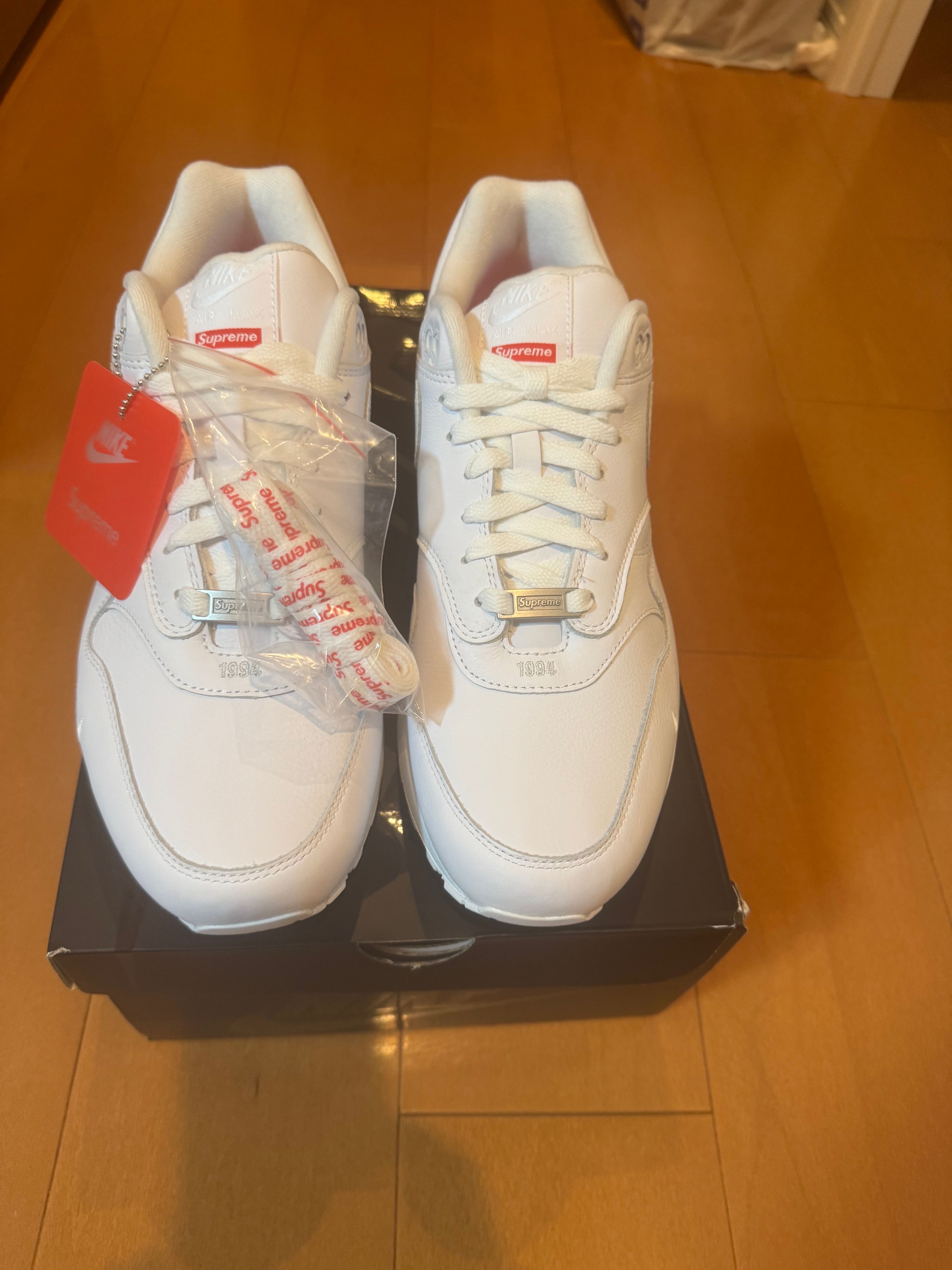 Supreme × Nike Air Max 1 '87 SP "White" (25SS Week4)