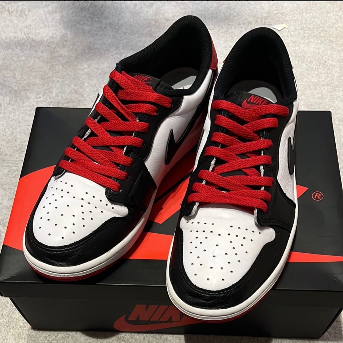 Nike Air Jordan 1 Retro Low OG "Black Toe"