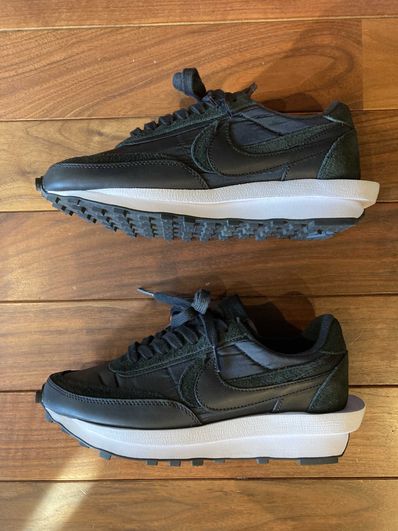 sacai × Nike LDV Waffle "Triple Black"