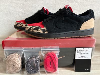 Sole Fly × Nike Air Jordan 1 Low "Black and Sport Red"