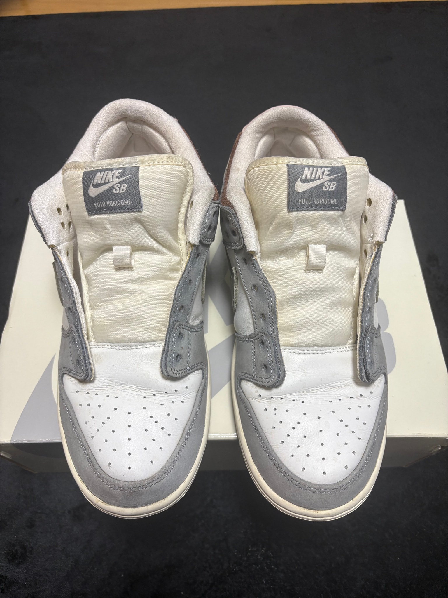 堀米 雄斗(Yuto Horigome) × Nike SB Dunk Low Pro QS "Wolf Grey"