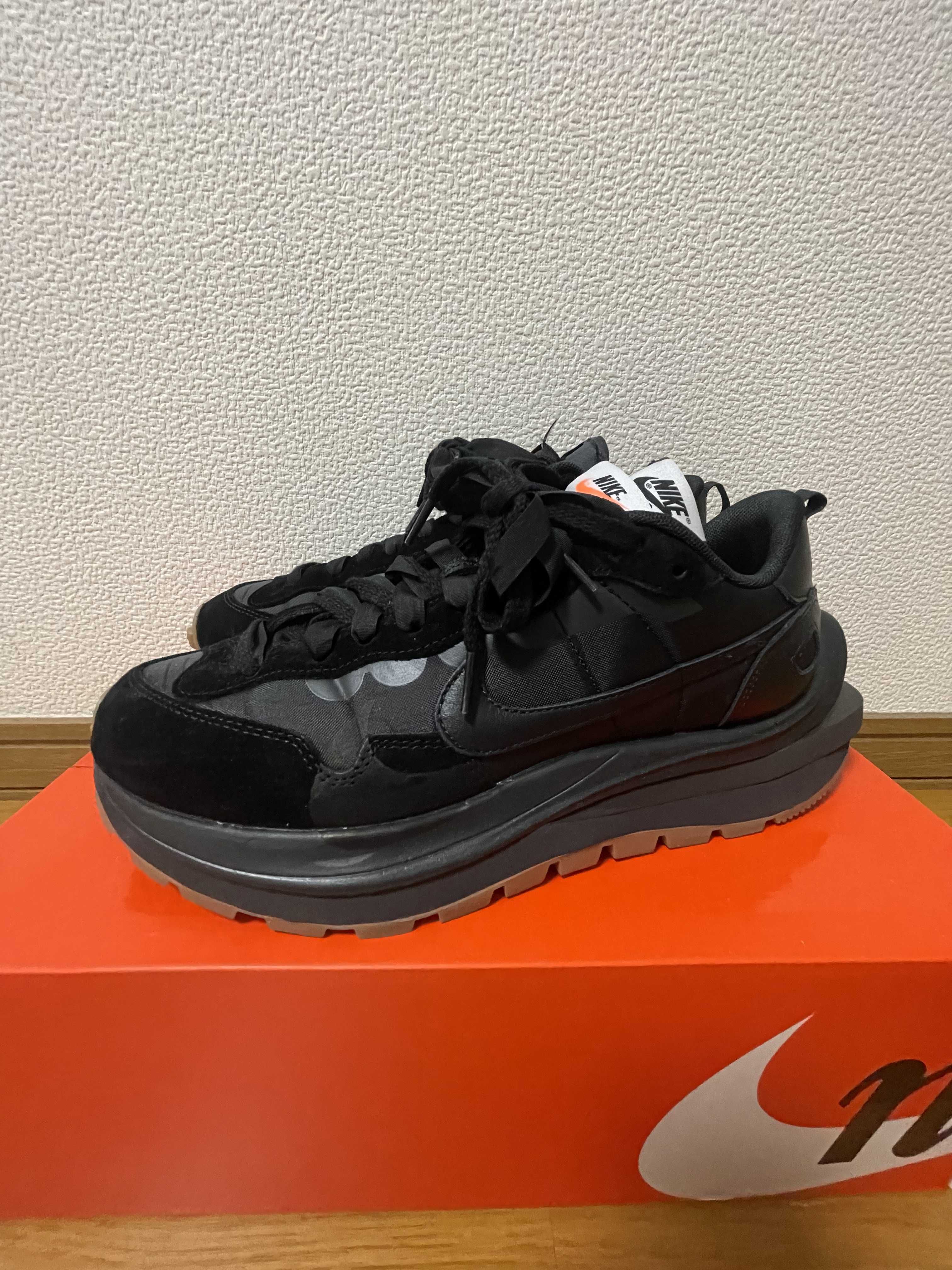 sacai × Nike VaporWaffle "Black Gum"