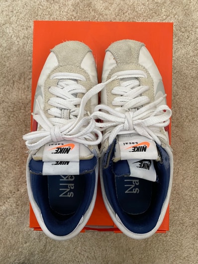 sacai × Nike Zoom Cortez "White and University Red"