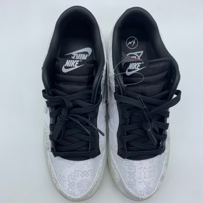 CLOT × fragment design × Nike Dunk Low "Black and White"