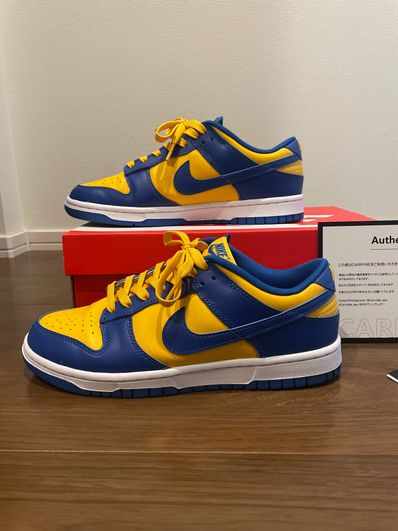 Nike Dunk Low "Blue Jay and University Gold"