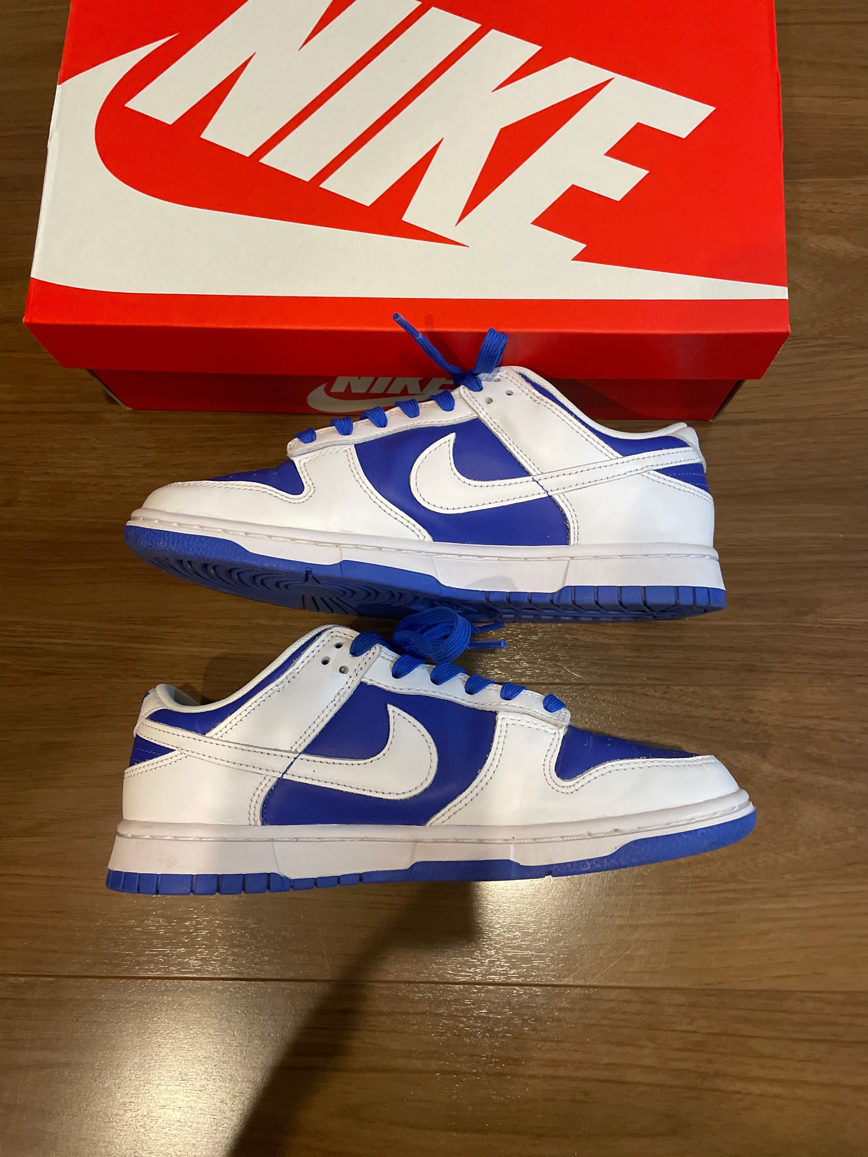 Nike Dunk Low Retro "Racer Blue and White"