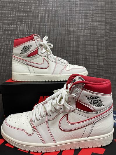 Nike Air Jordan 1 Retro High OG "Sail/University Red"