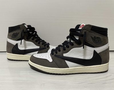 Travis Scott × Nike Air Jordan 1 Retro High OG TS SP "Sail/Dark Mocha"
